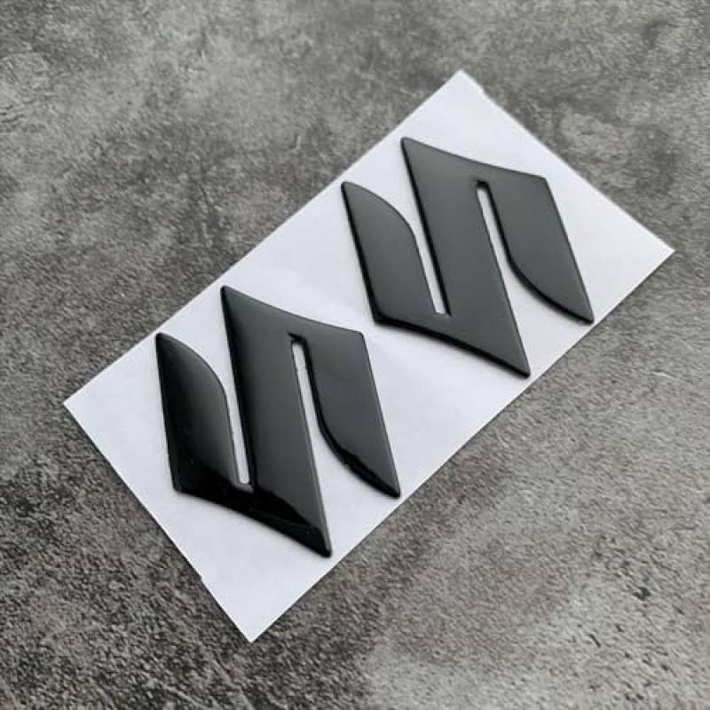Auto Emblem Aufkleber für Suzuki S-Cross 3D, Abzeichen Logo Buchstaben Emblem Aufkleber Zeichen Emblem Sticker Abziehbilder,d Black von UJNVDXZE