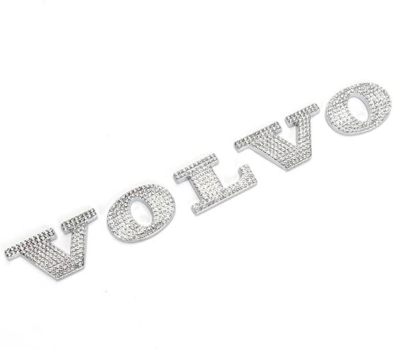 Auto Emblem Aufkleber für Volvo, Abzeichen Logo Buchstaben Emblem Aufkleber Zeichen Emblem Sticker Abziehbilder,b von UJNVDXZE