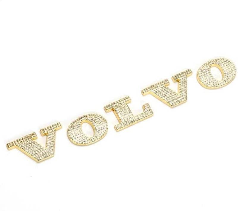 Auto Emblem Aufkleber für Volvo, Abzeichen Logo Buchstaben Emblem Aufkleber Zeichen Emblem Sticker Abziehbilder,b von UJNVDXZE
