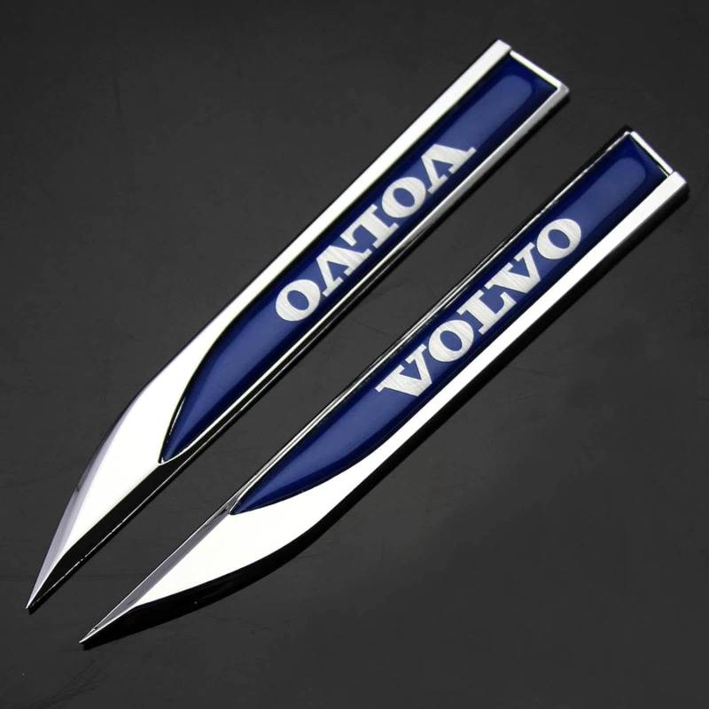 Auto Emblem Aufkleber für Volvo, Abzeichen Logo Buchstaben Emblem Aufkleber Zeichen Emblem Sticker Abziehbilder von UJNVDXZE