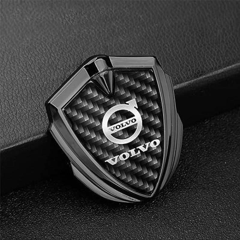 Auto Emblem Aufkleber für Volvo 3D, Abzeichen Logo Buchstaben Emblem Aufkleber Zeichen Emblem Sticker Abziehbilder,b Gold von UJNVDXZE