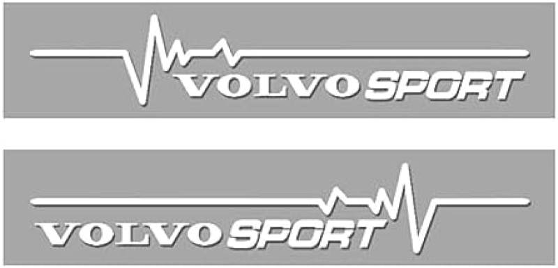 Auto Emblem Aufkleber für Volvo 3D, Abzeichen Logo Buchstaben Emblem Aufkleber Zeichen Emblem Sticker Abziehbilder,b von UJNVDXZE