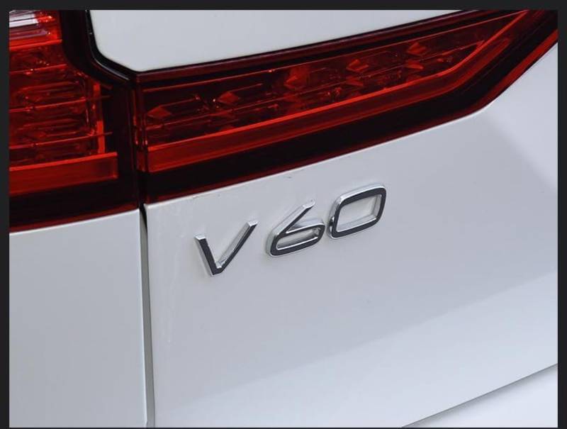 Auto Emblem Aufkleber für Volvo AWD, Abzeichen Logo Buchstaben Emblem Aufkleber Zeichen Emblem Sticker Abziehbilder,b Black von UJNVDXZE