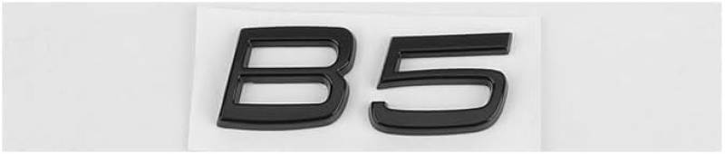 Auto Emblem Aufkleber für Volvo B5 B6, Abzeichen Logo Buchstaben Emblem Aufkleber Zeichen Emblem Sticker Abziehbilder,b Black von UJNVDXZE