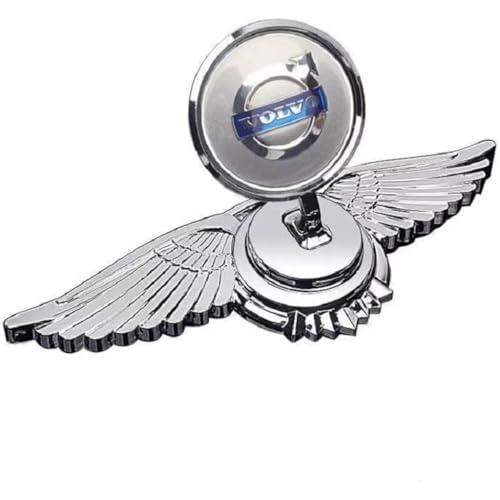 Auto Emblem Aufkleber für Volvo C30 S60 S90 S80 XC60 XC90 V40,Abzeichen Logo Buchstaben Emblem Aufkleber Zeichen Emblem Sticker Abziehbilder,A von UJNVDXZE