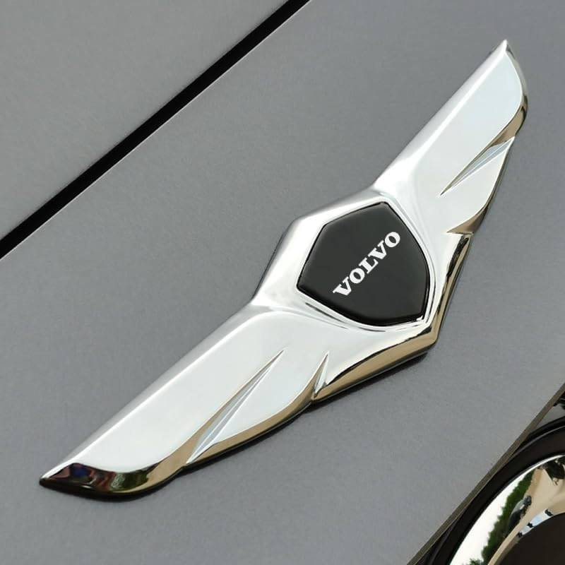 Auto Emblem Aufkleber für Volvo S60 S80 S90 Xc40 Xc60 V60 V90, Abzeichen Logo Buchstaben Emblem Aufkleber Zeichen Emblem Sticker Abziehbilder von UJNVDXZE