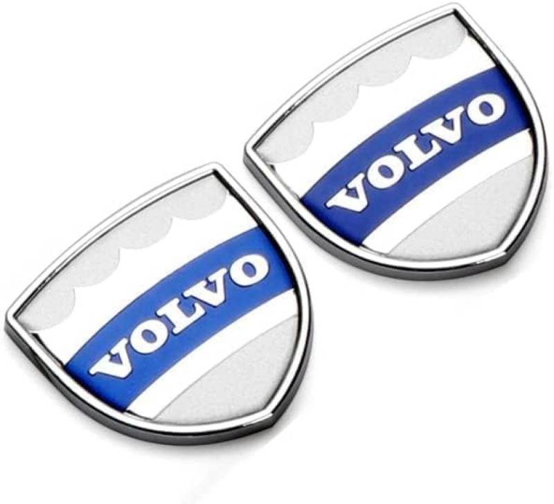 Auto Emblem Aufkleber für Volvo S60 S90 Xc60 Xc90, Abzeichen Logo Buchstaben Emblem Aufkleber Zeichen Emblem Sticker Abziehbilder,b von UJNVDXZE