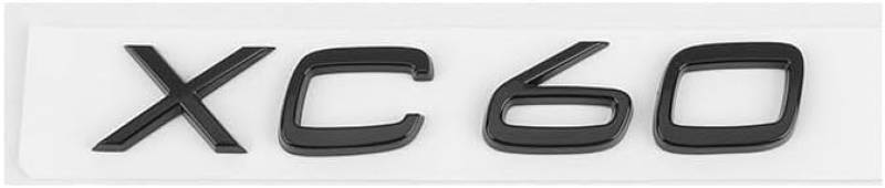 Auto Emblem Aufkleber für Volvo Xc40 Xc60 Xc90, Abzeichen Logo Buchstaben Emblem Aufkleber Zeichen Emblem Sticker Abziehbilder,b Silver von UJNVDXZE