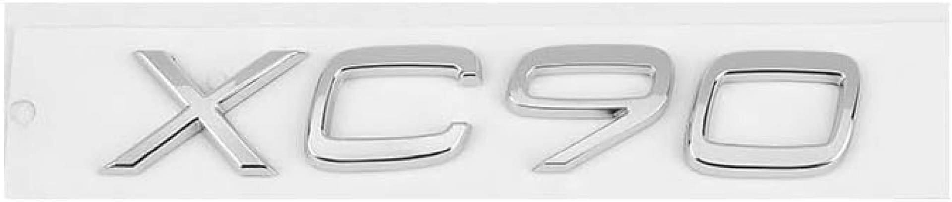 Auto Emblem Aufkleber für Volvo Xc40 Xc60 Xc90, Abzeichen Logo Buchstaben Emblem Aufkleber Zeichen Emblem Sticker Abziehbilder,b Silver Auto Emblem Aufkleber für Volvo Xc40 Xc60 Xc90, Abzeichen Logo Buchstaben Emblem Aufkleber Zeichen Emblem Sticker Abziehbilder,b Silver von UJNVDXZE