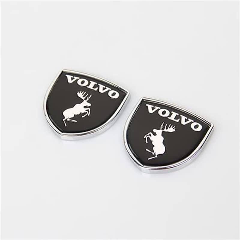 Auto Emblem Aufkleber für Volvo Xc60 S40 S60 S90 Xc40 Xc70 Xc90 V40 V60 V90 S80 S80l, Abzeichen Logo Buchstaben Emblem Aufkleber Zeichen Emblem Sticker Abziehbilder,a von UJNVDXZE