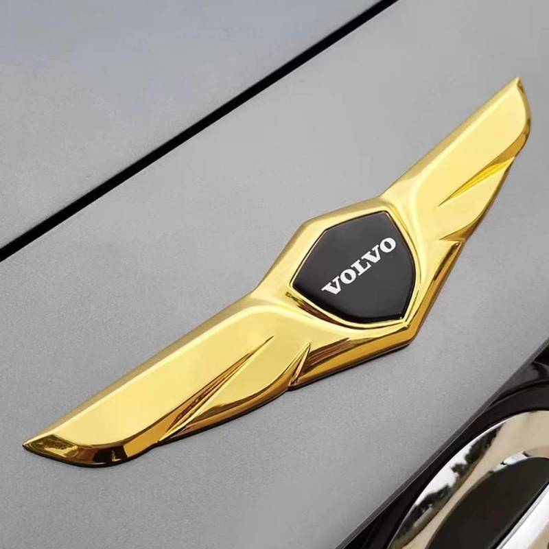 Auto Emblem Aufkleber für Volvo Xc60 S60 S90 Xc40 V60 V90, Abzeichen Logo Buchstaben Emblem Aufkleber Zeichen Emblem Sticker Abziehbilder,e von UJNVDXZE