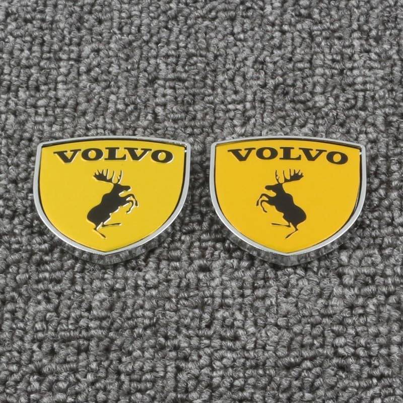Auto Emblem Aufkleber für Volvo Xc60 Xc90 S90 S40, Abzeichen Logo Buchstaben Emblem Aufkleber Zeichen Emblem Sticker Abziehbilder,c von UJNVDXZE