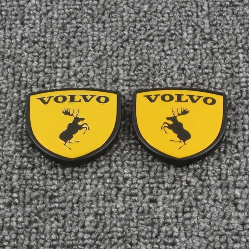 Auto Emblem Aufkleber für Volvo Xc60 Xc90 S90 S40, Abzeichen Logo Buchstaben Emblem Aufkleber Zeichen Emblem Sticker Abziehbilder,c von UJNVDXZE