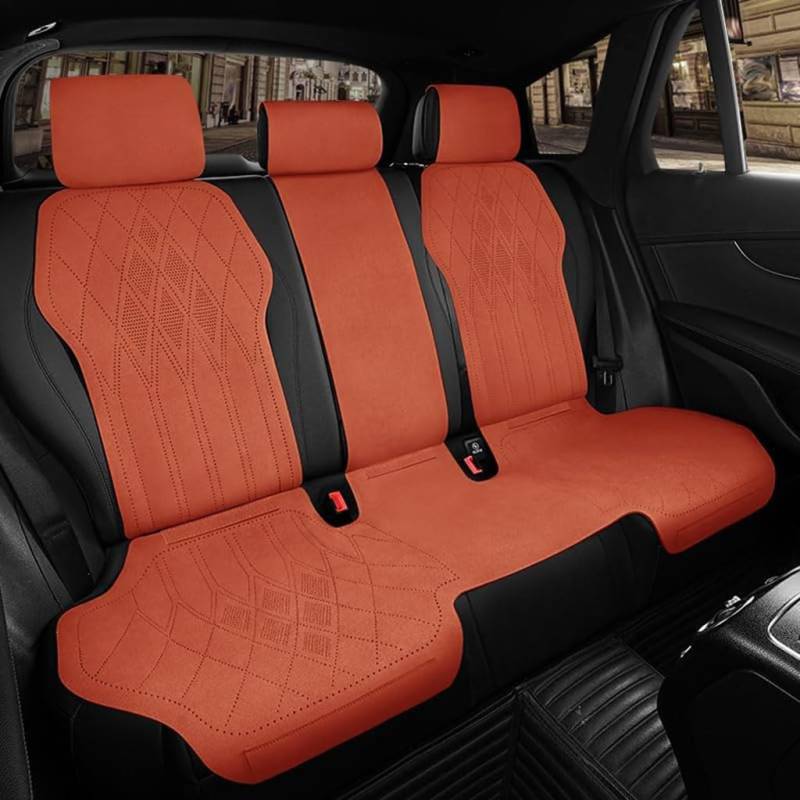 UJNVDXZE Autositzbezug-Sets für Mitsubishi Xforce Colt Lancer X/Lancer Sportback X,Atmungsaktive Strapazierfähige Auto Vordersitze Rückbank Sitzschoner Zubehör von UJNVDXZE