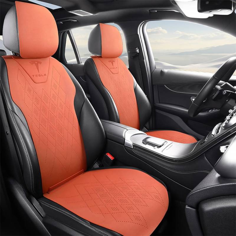 UJNVDXZE Autositzbezug-Sets für smart fortwo/EQ 2003-2025,Atmungsaktive Strapazierfähige Auto Vordersitze Rückbank Sitzschoner Zubehör von UJNVDXZE