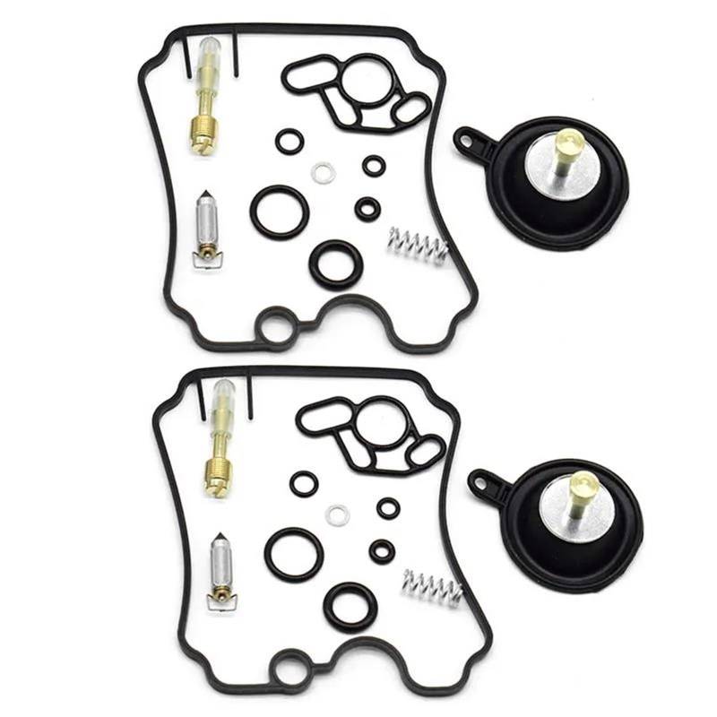 UJSSET Für Y&amaha TDM850 XTZ750 TDM TRX 850 Super Tenere TRX850 Vergaser Reparatursatz Wiederaufbau Schwimmer Vergaser Schiebekolben Plunger Membran von UJSSET