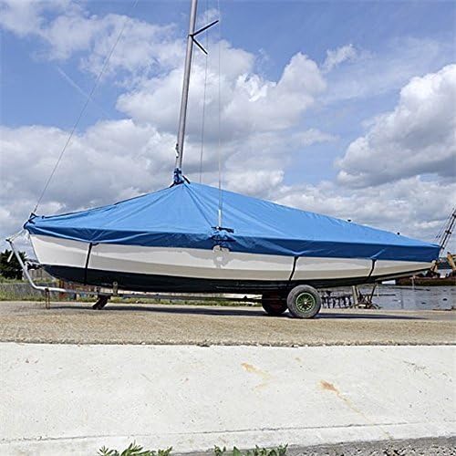UK Custom Covers BC124B Schlauchboot Overboom Maßgeschneidert Wasserdicht Blau von UK Custom Covers