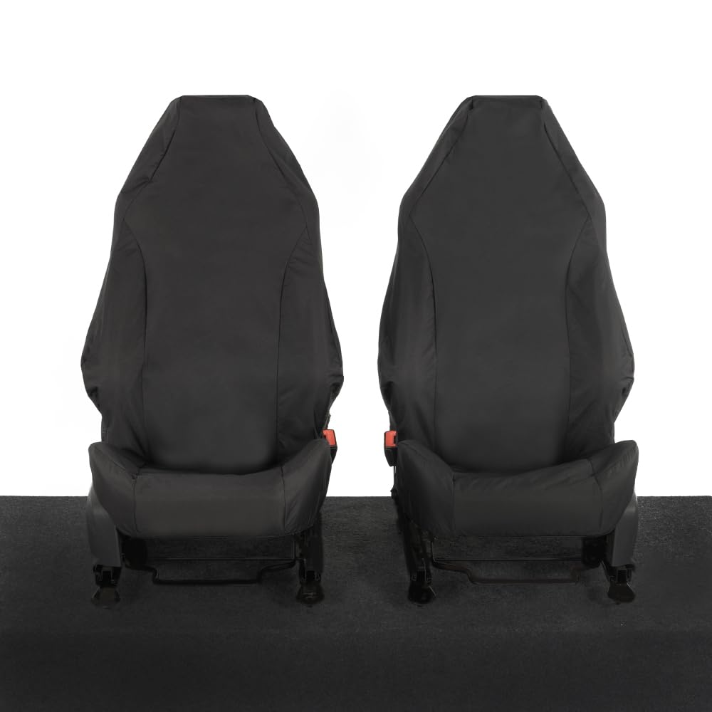 UK Custom Covers Fits Ford Puma ST Recaro (ab 2023) Vordersitzbezüge (schwarz) – SC162B-162BAD4 von UK Custom Covers