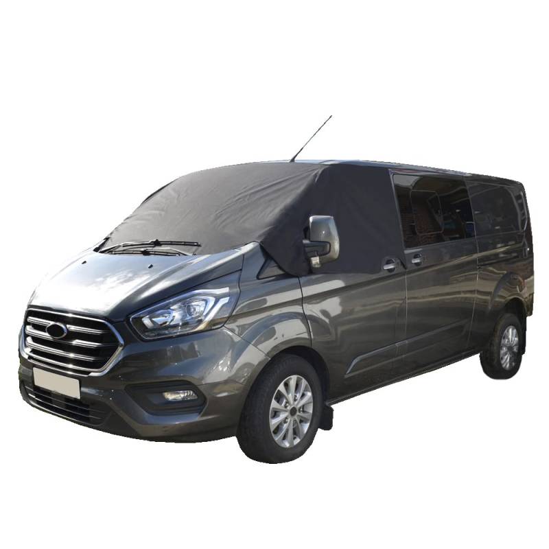 UK Custom Covers SW316BLACKAD35 Luxus-Frontscheibenabdeckung für Ford Transit Custom Active ab 2013, Schwarz von UK Custom Covers