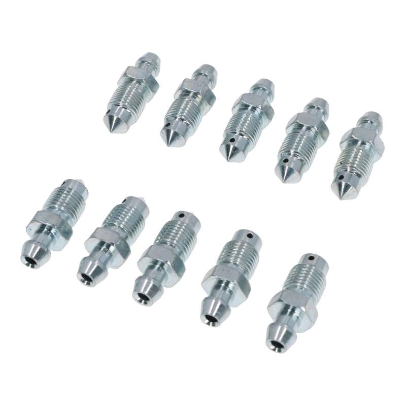 10x Bremssattel Entlüfterschraube Entlüftungsventile M10x1x30 mm SW11 von UK-Motors