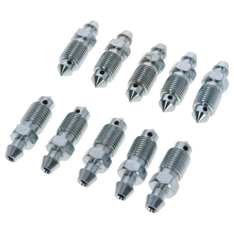 10x Bremssattel Entlüfterschraube Entlüftungsventile M10x1x34 mm SW10 von UK-Motors