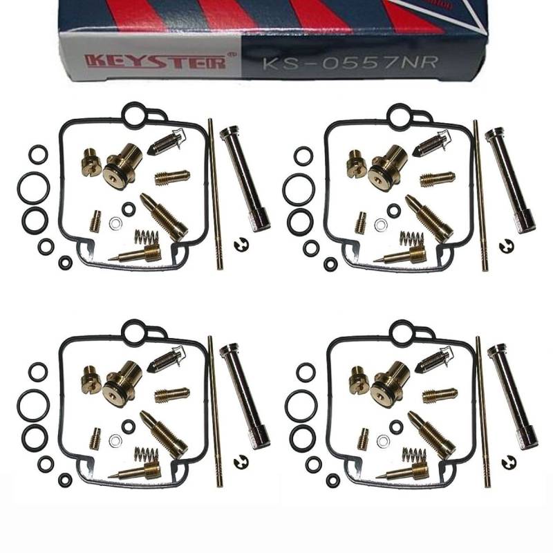 4X Keyster KS-0557NR Vergaser Reparatursatz für Suzuki GSF1200 Bandit 1996-2000 GV75A von UK-Motors