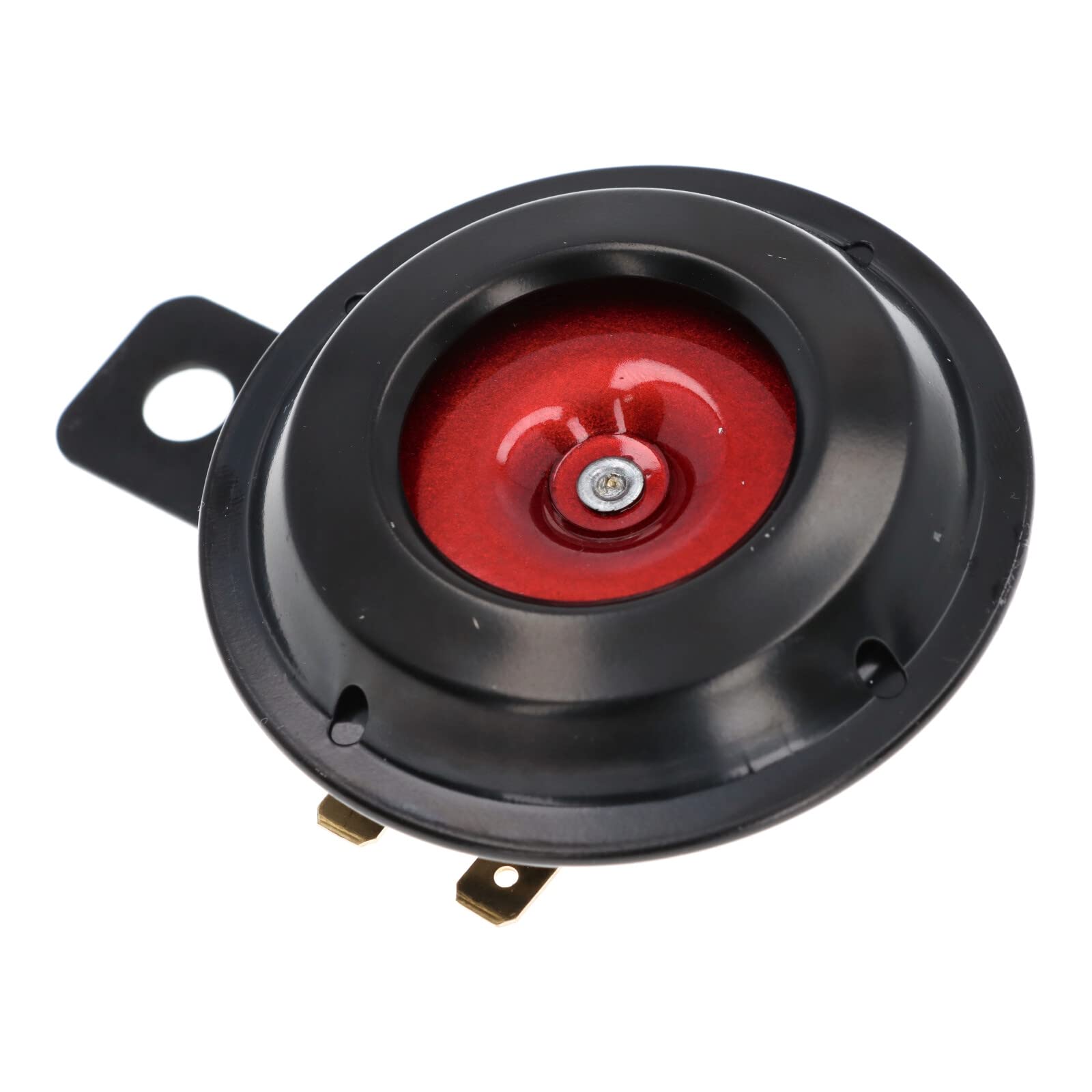 Hupe 6V für Motorrad Quad ATV Roller Chopper Tonsignal schwarz rot 70 mm Metall Hupe 6V für Motorrad Quad ATV Roller Chopper Tonsignal schwarz rot 70 mm Metall von UK-Motors