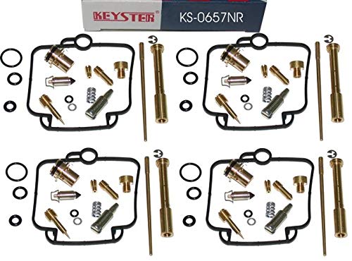 Keyster Vergaser Reparatur Satz (4 Kits) für Suzuki GSX-R 1100 GV73C 1991-1992 von UK-Motors
