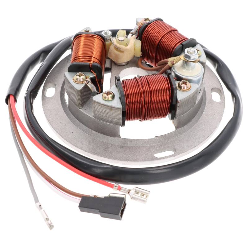 Lichtmaschine Stator Unterbrecher 6V mit Grundplatte für Simson SR50 S51 Roller von UK-Motors