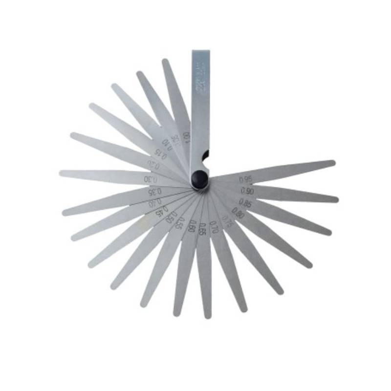 UK-Motors Ventilspiel-Messlehre 20 Blatt Edelstahl 0,05-1mm von UK-Motors