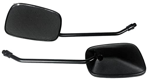 Spiegel-Paar Rückspiegel schwarz rechts + Links passend für Honda MBX50SD MBX 80 SW SWD SW2 von UK-Motors