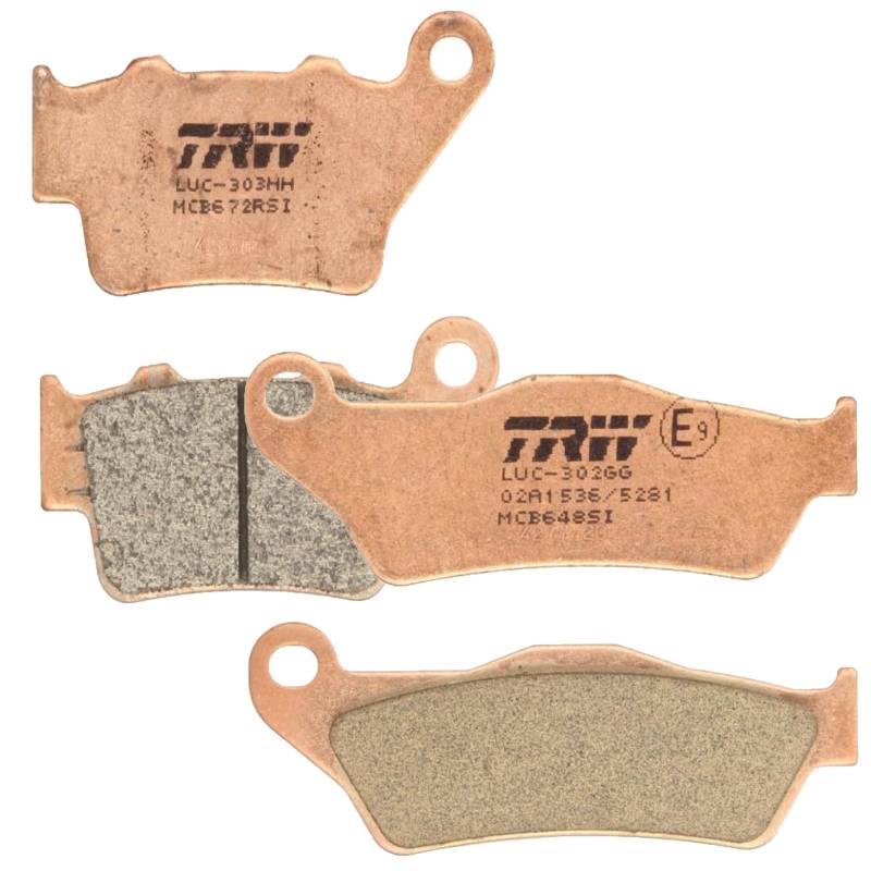 TRW Sintermetall Bremsbelagsatz für KTM LC4-E EXC SX EGS LC2 SC Bremsbeläge vorne + hinten von UK-Motors