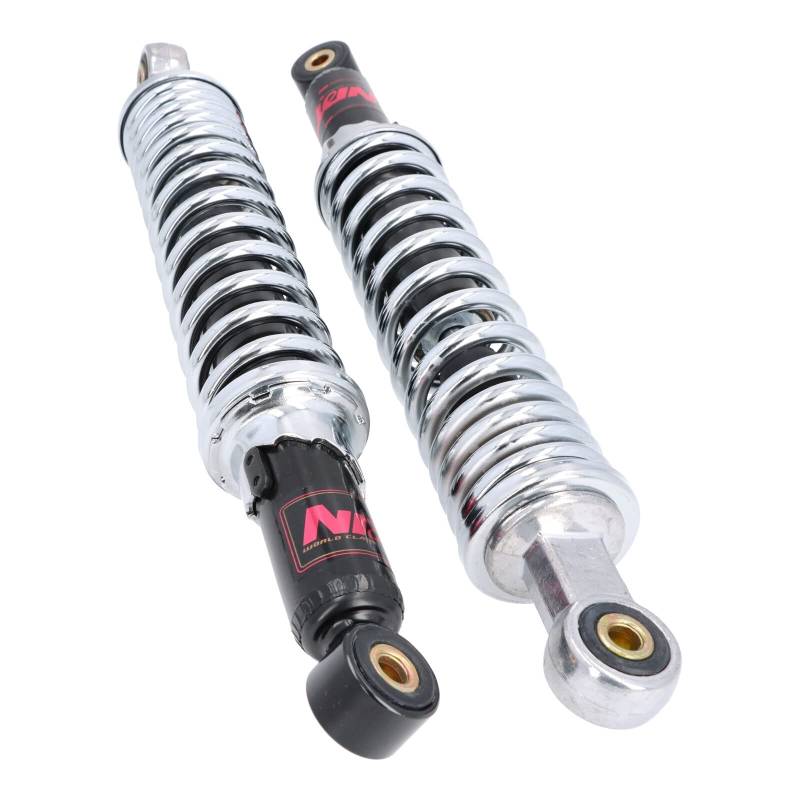 UK-Motors Tuning Stoßdämpfer hinten für Simson S50 S51 S83 SR50 Enduro 335mm Chrom von UK-Motors