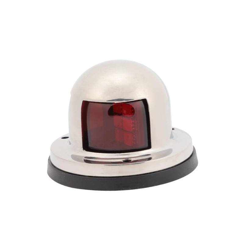 UKCOCO Navigationslicht Rot Und Grün LED Boot Marine Navigationslampe Boot Navigationslampe Zubehör Für Pontonboot Lichter LED High Light Marine Bootslichter Edelstahl Silber von UKCOCO