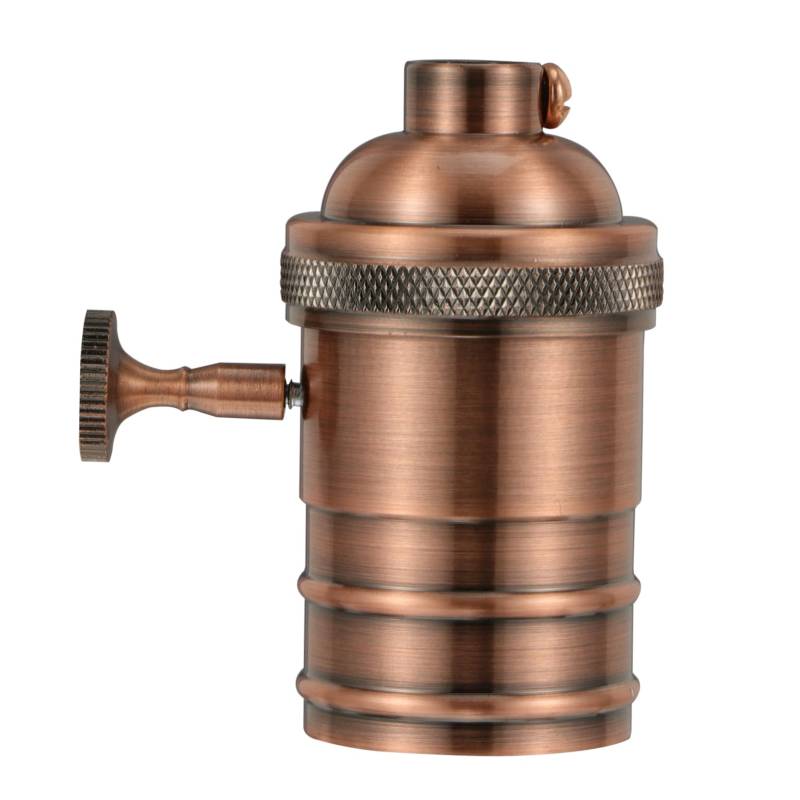 UKCOCO Antike und Industrielle E27 Vintage Fassung Dekorative Pendelleuchte Retro Lampenfassung für Glühbirnen von UKCOCO