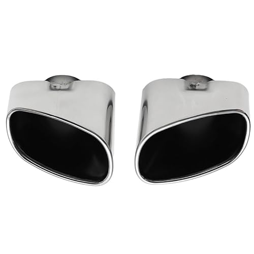 Auspuffblenden,Auto Auspuff Endrohr 2 stücke Edelstahl Chrom Auspuff Dual Endrohr Schalldämpfer Spitze Passend für BMW X5 E70 2000 Auspuffblenden,Auto Auspuff Endrohr 2 stücke Edelstahl Chrom Auspuff Dual Endrohr Schalldämpfer Spitze Passend für BMW X5 E70 2000 von UKJIAHAO