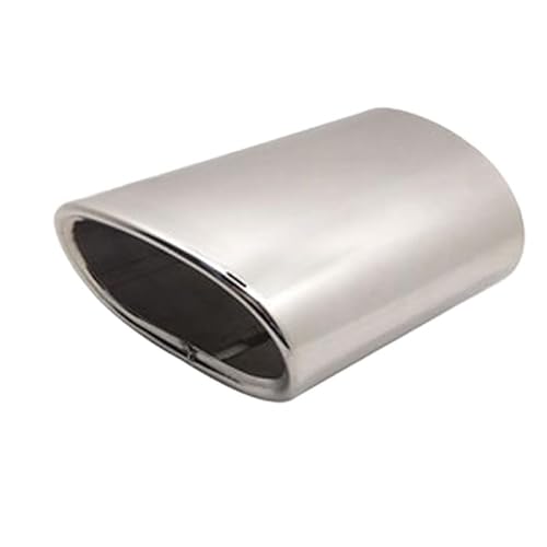 Auspuffblenden,Auto Auspuff Endrohr Auspuffblende Passend für BMW 3er-Serie 318 E90 E91 320d 318d 318i E92 E93 X3 F25 20i 28i E83 2.0i Auto-Auspuffblende(Silver) von UKJIAHAO