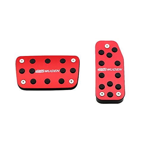 Autopedale,Pedalkappen 2Pcs / Set at Auto-Pedal-Abdeckung Auto Pedale Passend for Vezel HRV HRV 2016-2019 2011-2019 Stadt 2015-2019 Teile(Red) von UKJIAHAO
