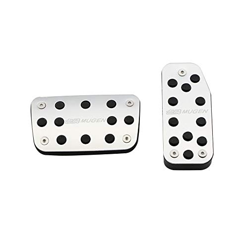 Autopedale,Pedalkappen 2Pcs / Set at Auto-Pedal-Abdeckung Auto Pedale Passend for Vezel HRV HRV 2016-2019 2011-2019 Stadt 2015-2019 Teile(Silver) von UKJIAHAO