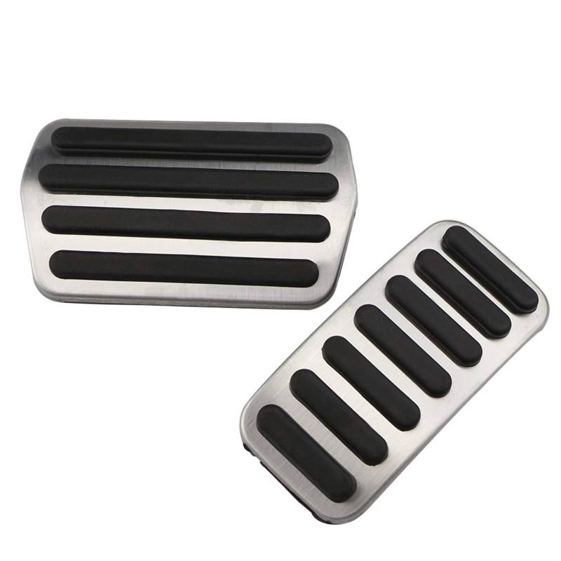 Autopedale,Pedalkappen Auto-Auto-Pedale-Beschleuniger Brenngasbrems-Pedal-Pedal-Abdeckung rutschfest Passend für Volvo V40 XC40 C30 C70 S40 2013-2018(at 2 Pcs) von UKJIAHAO