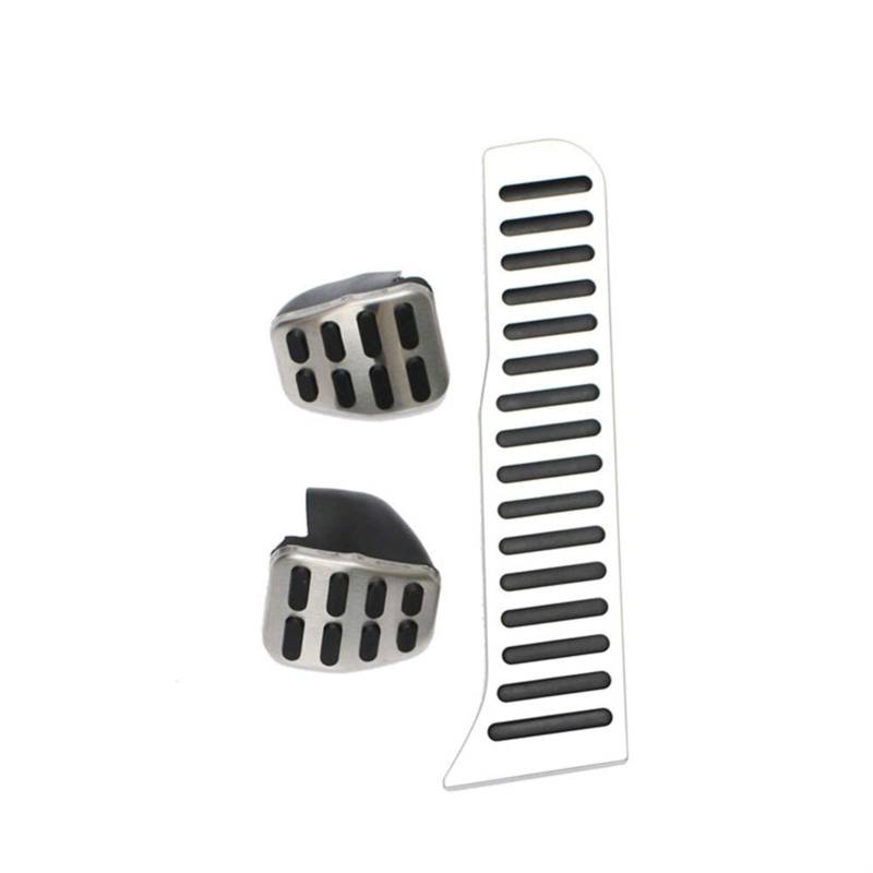 Autopedale,Pedalkappen Auto-Edelstahl-Pedalpolster Fußstütze Passend für A5 Passend für Golf 6 MK5 Scirocco Teile(3Pcs MT No Rest) von UKJIAHAO