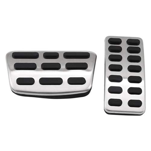Autopedale,Pedalkappen Edelstahl-Auto-Pedal-Abdeckungsgleiter Passend for Accent Solaris I20 2011-2016 Creta Ix25 K2 Rio Seele MT at Car Styling(2PCS at) von UKJIAHAO