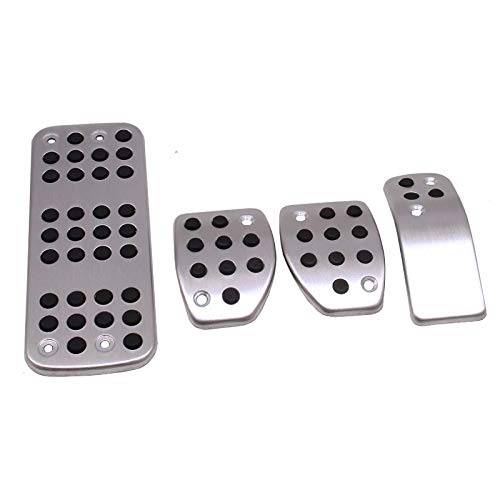 Autopedale,Pedalkappen Geeignet for 207 301 307 208 2008 308 408 C3 C4/DS 3 4 6 DS3 DS4 DS6 Auto Gas Fußstütze Modifizierte Pedal Pad Platte(MT) von UKJIAHAO