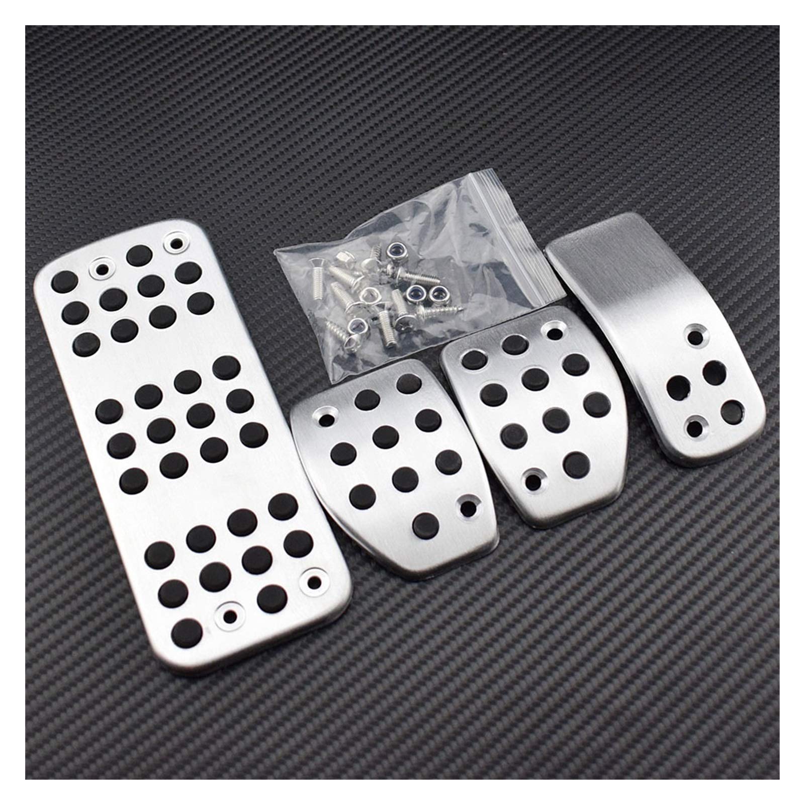 Autopedale,Pedalkappen Passend für Peugeot 207 301 307 208 2008 308 408 CC / C3 C4 / DS 3 4 6 DS3 DS4 DS6 Zubehör Gas Modified Pedal Pad Plate(MT) von UKJIAHAO