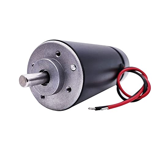 Elektromotor,Gleichstrommotor Werkzeugmaschine Spindel 200w 300W 400W 500W DC 12-48V DC Spindel Motorbürste Luftkühlung für CNC-Graviermaschine(200W) von UKJIAHAO