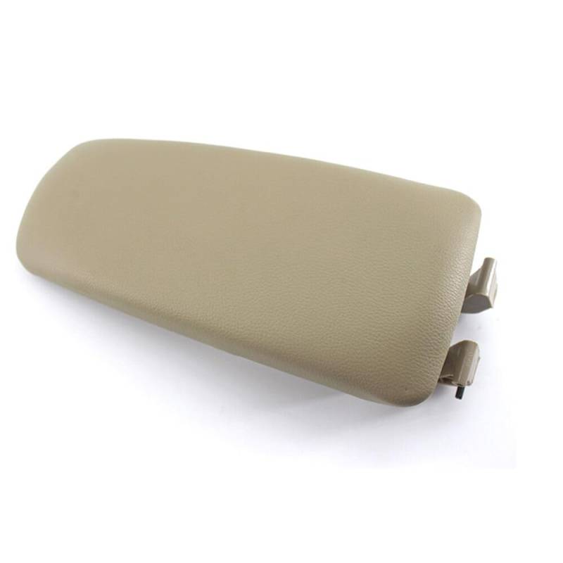 Mittelkonsole Armlehne Deckel Leder Armlehne Center Console Deckel Abdeckung Passend für A4 B6 B7 Beige 2002-2006 Auto Armlehnen-Latch-Deckel von UKJIAHAO