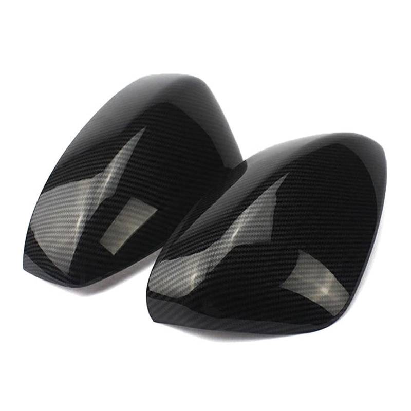 Rückspiegel Abdeckung,Außenspiegelgehäuse 1Pair Passend für Mazda CX-5 CX5 17-18 Auto Rückspiegel ABS Kohlefaser Farbe Türflügel Spiegel Deckelhülle von UKJIAHAO