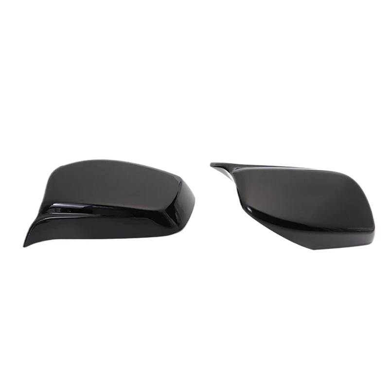 Rückspiegel Abdeckung,Außenspiegelgehäuse 2 Teile Schwarz Rück Seite Spiegel Abdeckung Kappen Passend Für BMW 5 Series E60 E61 E63 E64 2004-2008(Black) von UKJIAHAO