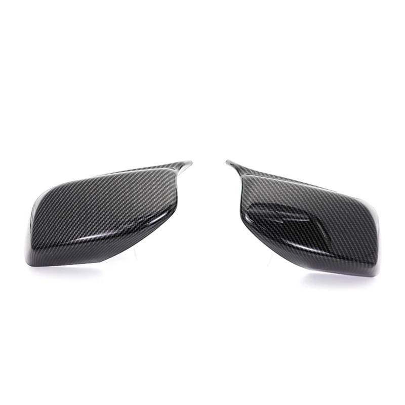 Rückspiegel Abdeckung,Außenspiegelgehäuse 2 Teile Schwarz Rück Seite Spiegel Abdeckung Kappen Passend Für BMW 5 Series E60 E61 E63 E64 2004-2008(Carbon Fiber Look) von UKJIAHAO