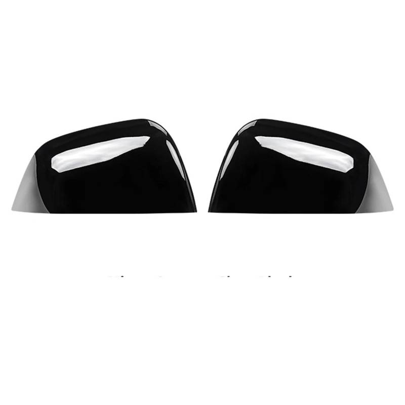 Rückspiegel Abdeckung,Außenspiegelgehäuse Carbon Fiber Auto Paste Seitentür Spiegel Abdeckung Verwenden Passend für Tesla Modell 3 Auto Außen Zubehör ABS Seiten Rückspiegel Abdeckung(Y Paint Black) von UKJIAHAO